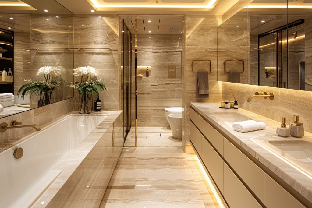Comparatif des meilleures salles de bain beige : trouvez votre style idéal