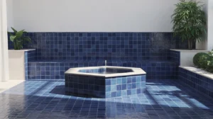 entretien zellige bleu